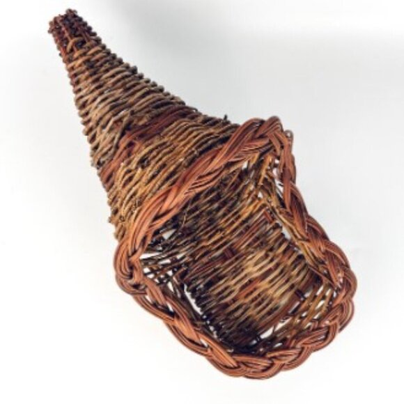 CORNUCOPIA BASKET FALL DÉCOR DIY LIKE NEW - Picture 6 of 14